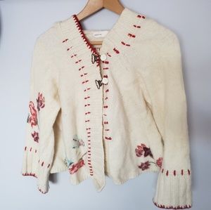 Anthropology sleeping on snow sweater